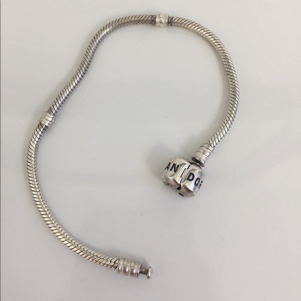 Silver Pandora bracelet